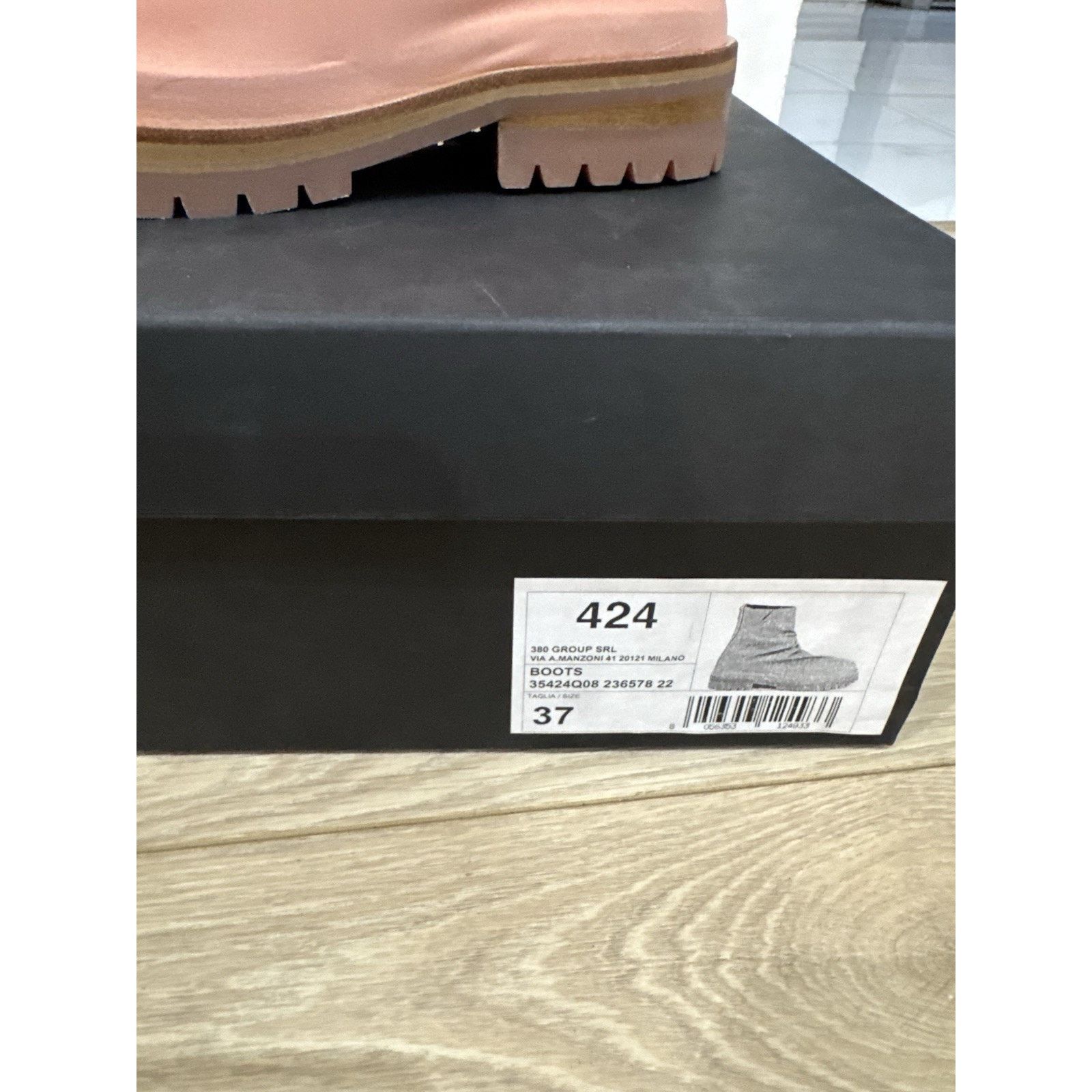 424 424 Marathon Boot 'Light Pink' Zipped Ankle Size 37 Size US 5 / EU 37 - 2 Thumbnail