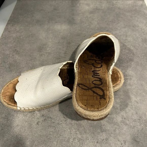 Sam Edelman Sam Edelman Andy Women’s White Slides Size US 7 / IT 37 - 4 Thumbnail