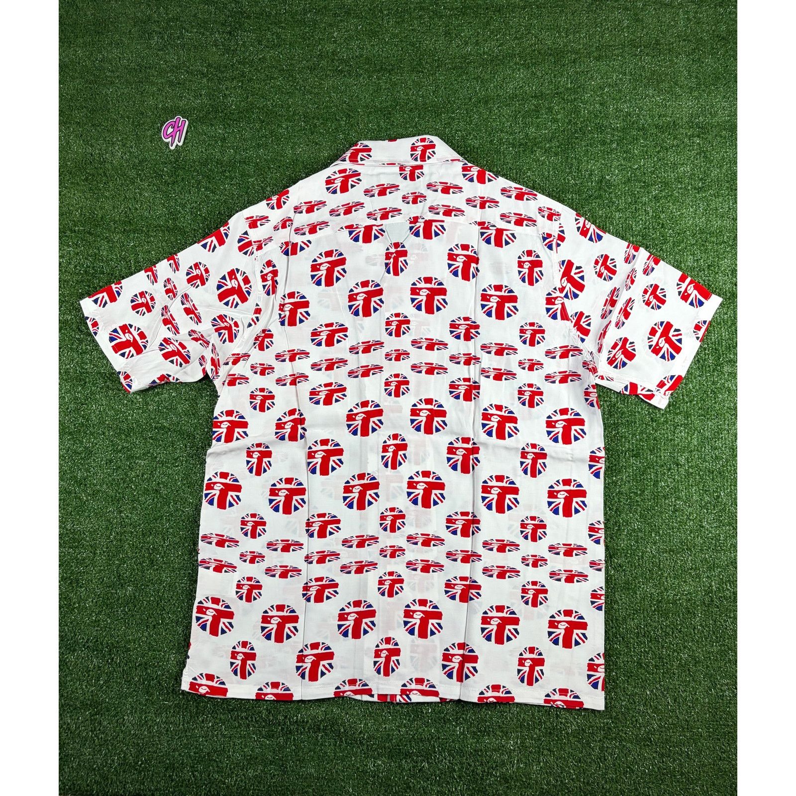 Bape Bape London Union Jack Button-Up S/S Shirt Size XL Size US XL / EU 56 / 4 - 2 Thumbnail