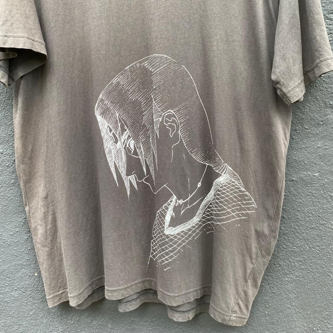 Anime Thrashed Faded Itachi X Uniqlo Tee Size US XL / EU 56 / 4 - 2 Thumbnail