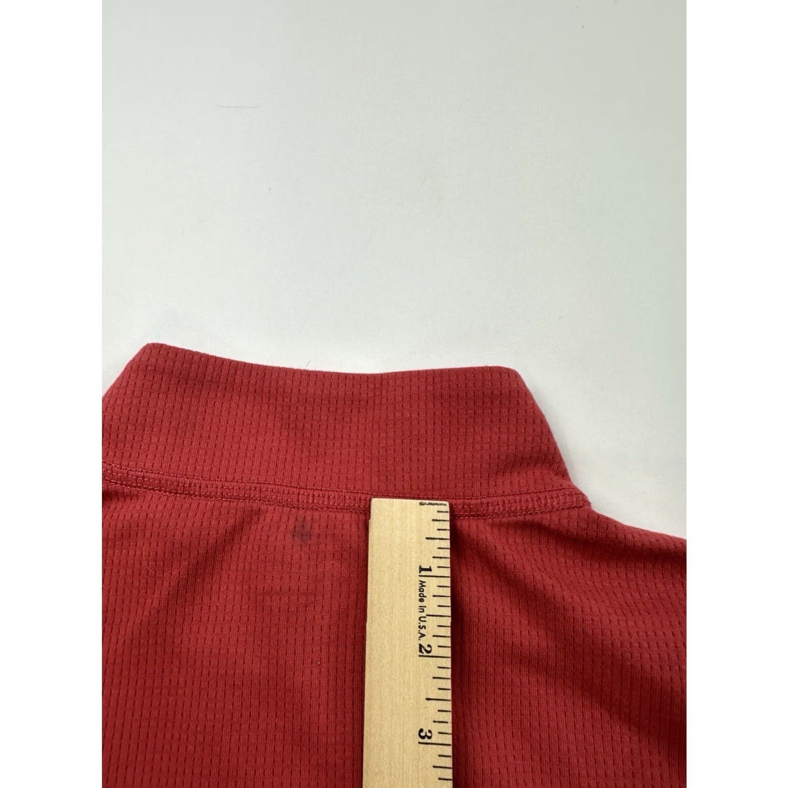 J.Crew J.Crew Shirt Mens Small Red 1/4 Zip Long Sleeve Performance Pullover Size US S / EU 44-46 / 1 - 7 Thumbnail