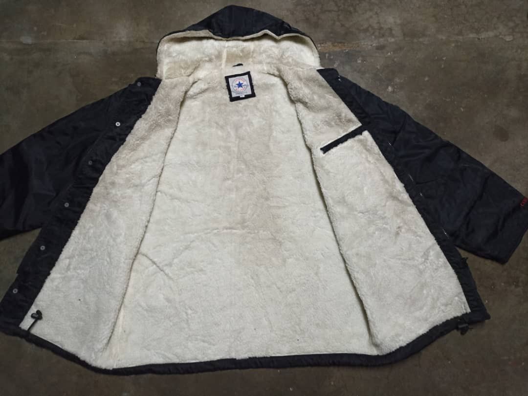 Converse × Vintage Vintage Converse Sherpa Jacket Size US L / EU 52-54 / 3 - 6 Thumbnail