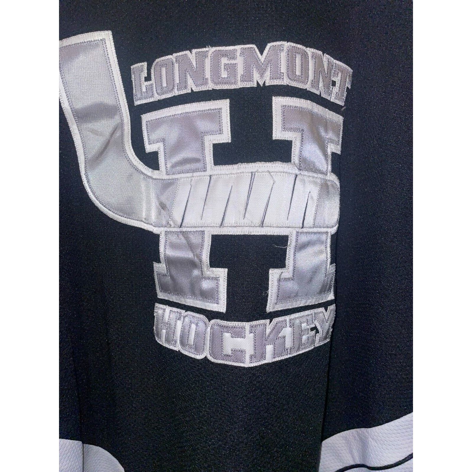 Vintage Vintage Black Hockey Jersey Teamwork Longmont VTG L Large Size US L / EU 52-54 / 3 - 4 Thumbnail