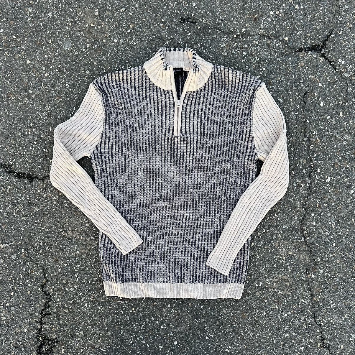 If Six Was Nine × Le Grande Bleu (L.G.B.) 🔥00’s Opium Diesel Turtle Neck Rib Knit Zip Nylon Sweater Size US L / EU 52-54 / 3 - 1 Thumbnail
