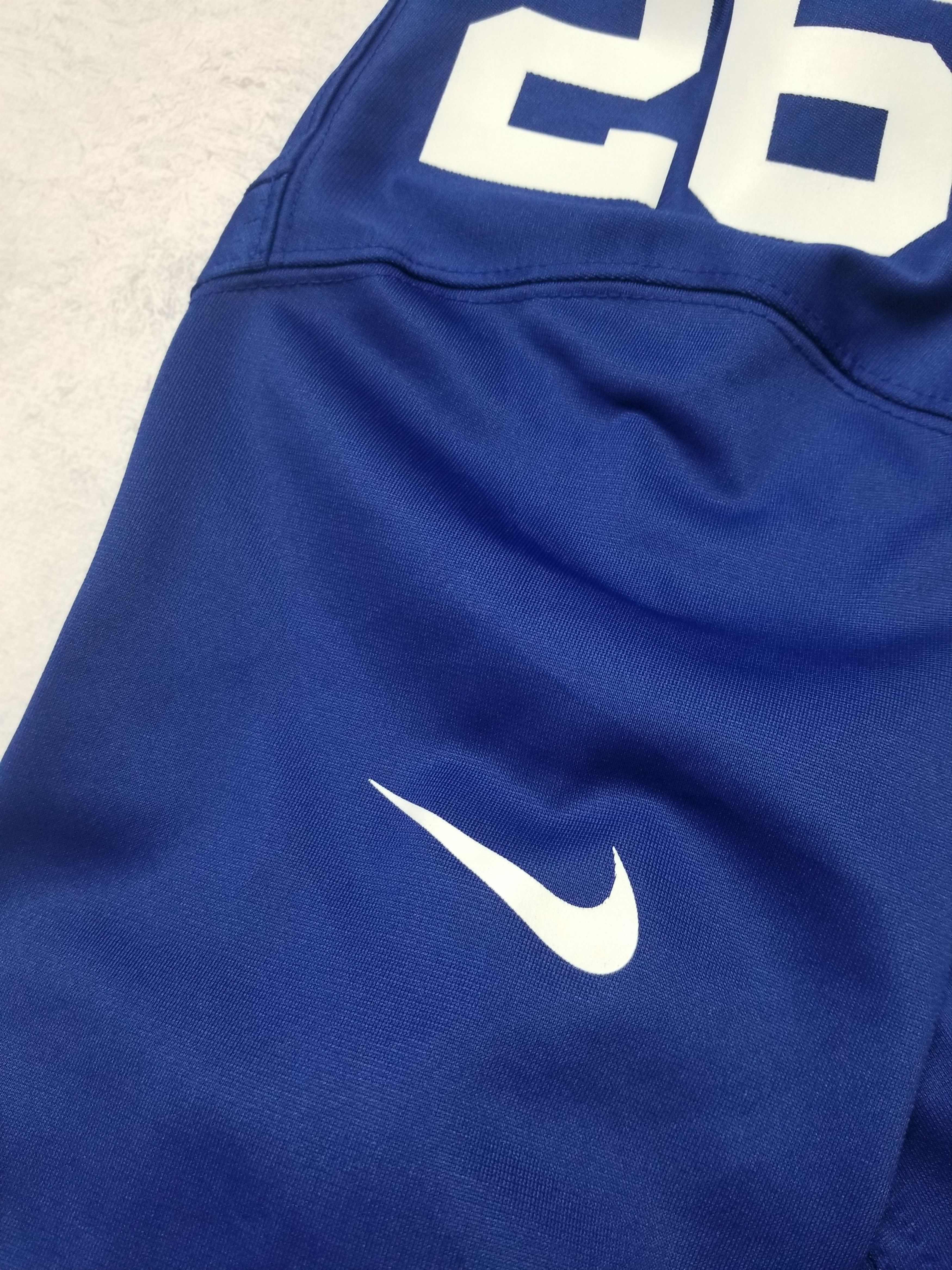 Nike Nike New York Giants #26 Saquon Barkley Onfield NFL Jersey Size US XL / EU 56 / 4 - 22 Thumbnail