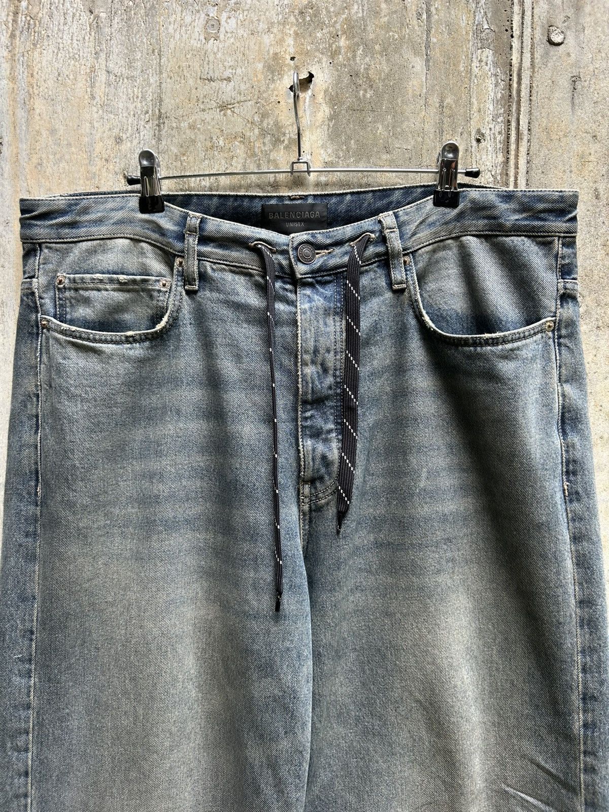 Balenciaga Balenciaga Summer 24 Oversized Drawstring Denim Size US 34 / EU 50 - 3 Thumbnail