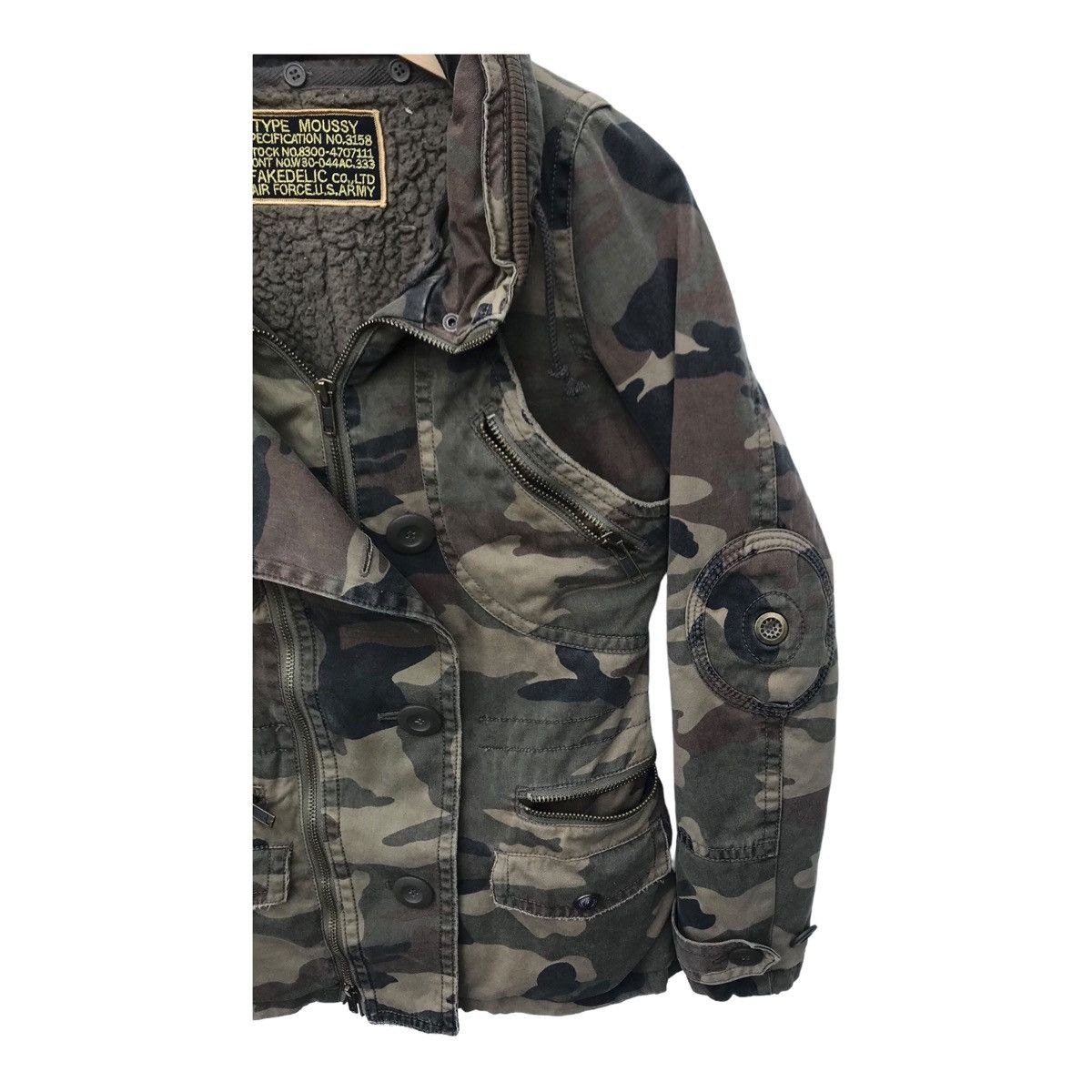 Other Moussy Women Camo Tactical Multipocket Jacket (18”X25”) Size S / US 4 / IT 40 - 4 Thumbnail
