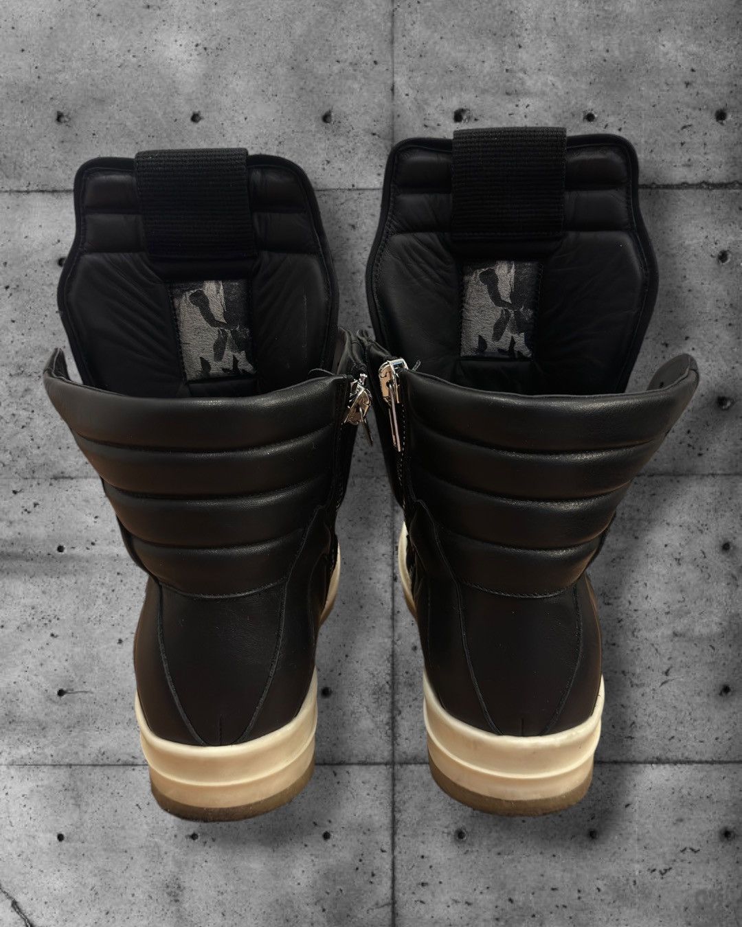 Rick Owens Rick Owens Creep Leather Geobaskets Men's EU 43 Size US 10 / EU 43 - 5 Thumbnail
