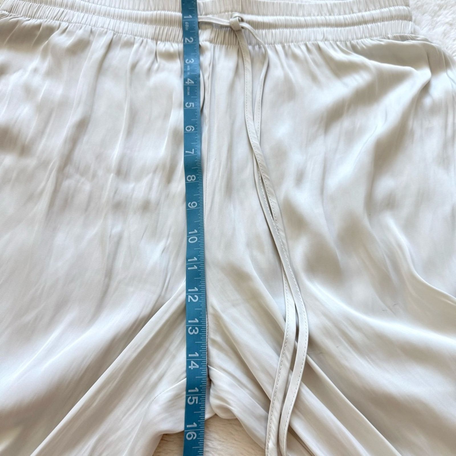 Rachel Zoe Rachel Zoe women wide leg light grey pants size L Size 32" / US 10 / IT 46 - 5 Thumbnail