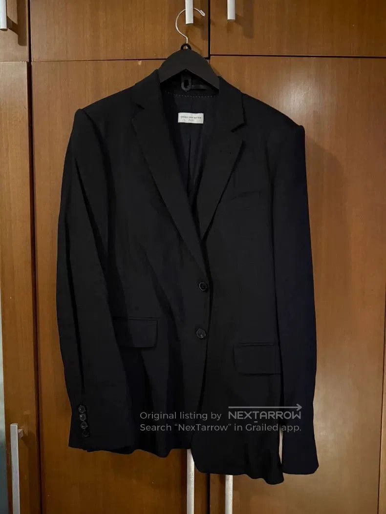 Dries Van Noten Dries Van Noten Black Men's Blazer. Size US L / EU 52-54 / 3 - 1 Thumbnail