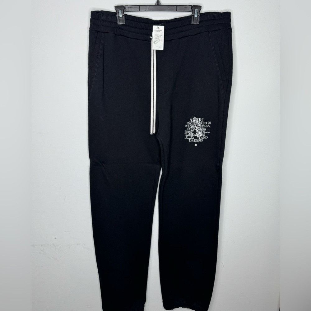 Amiri Amiri Precious Memories Sweatpants Black Men’s Size XXL Size US 40 / EU 56 - 2 Thumbnail