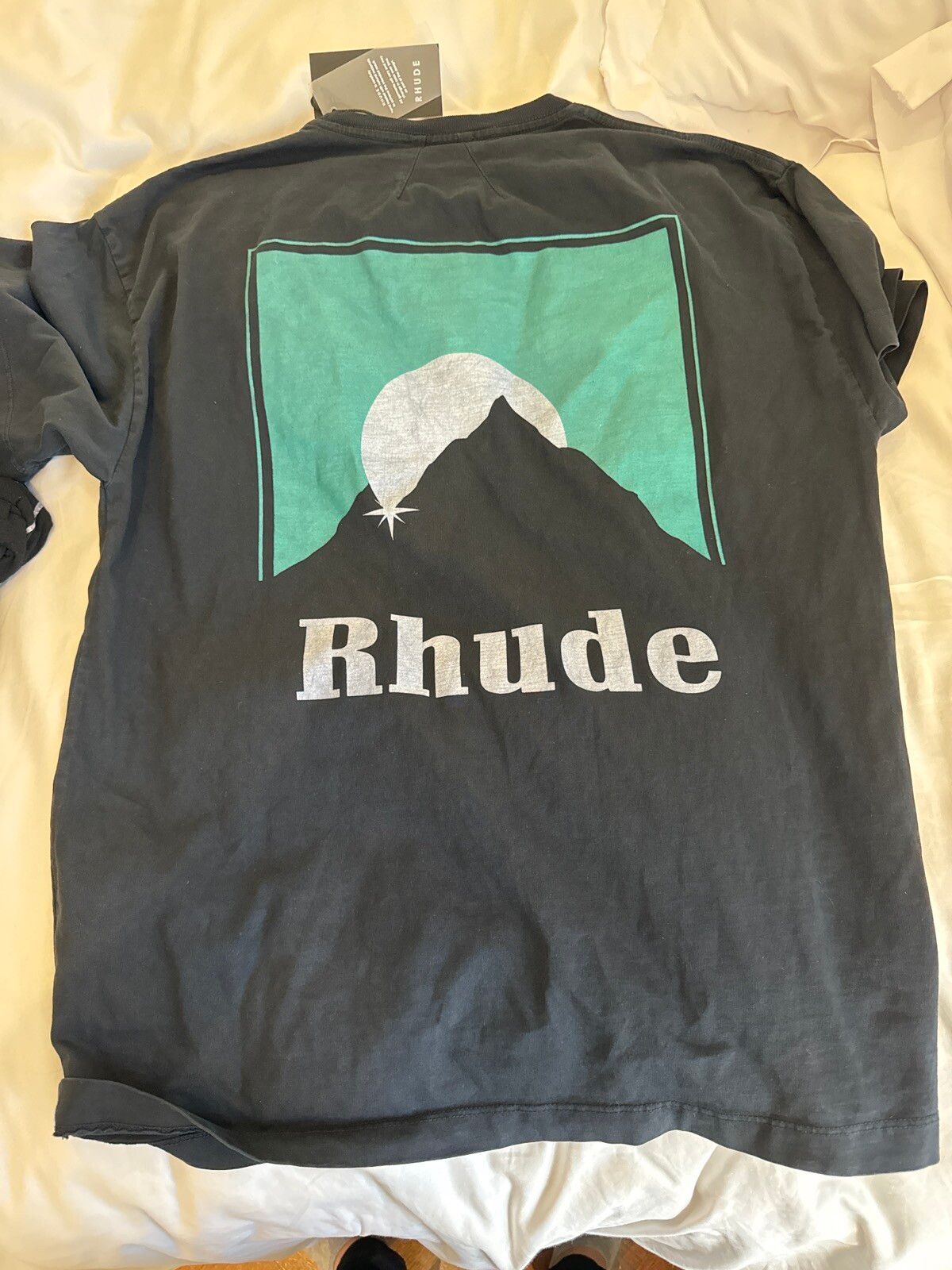 Pre-owned Rhude T-shirt Never Worn In Black