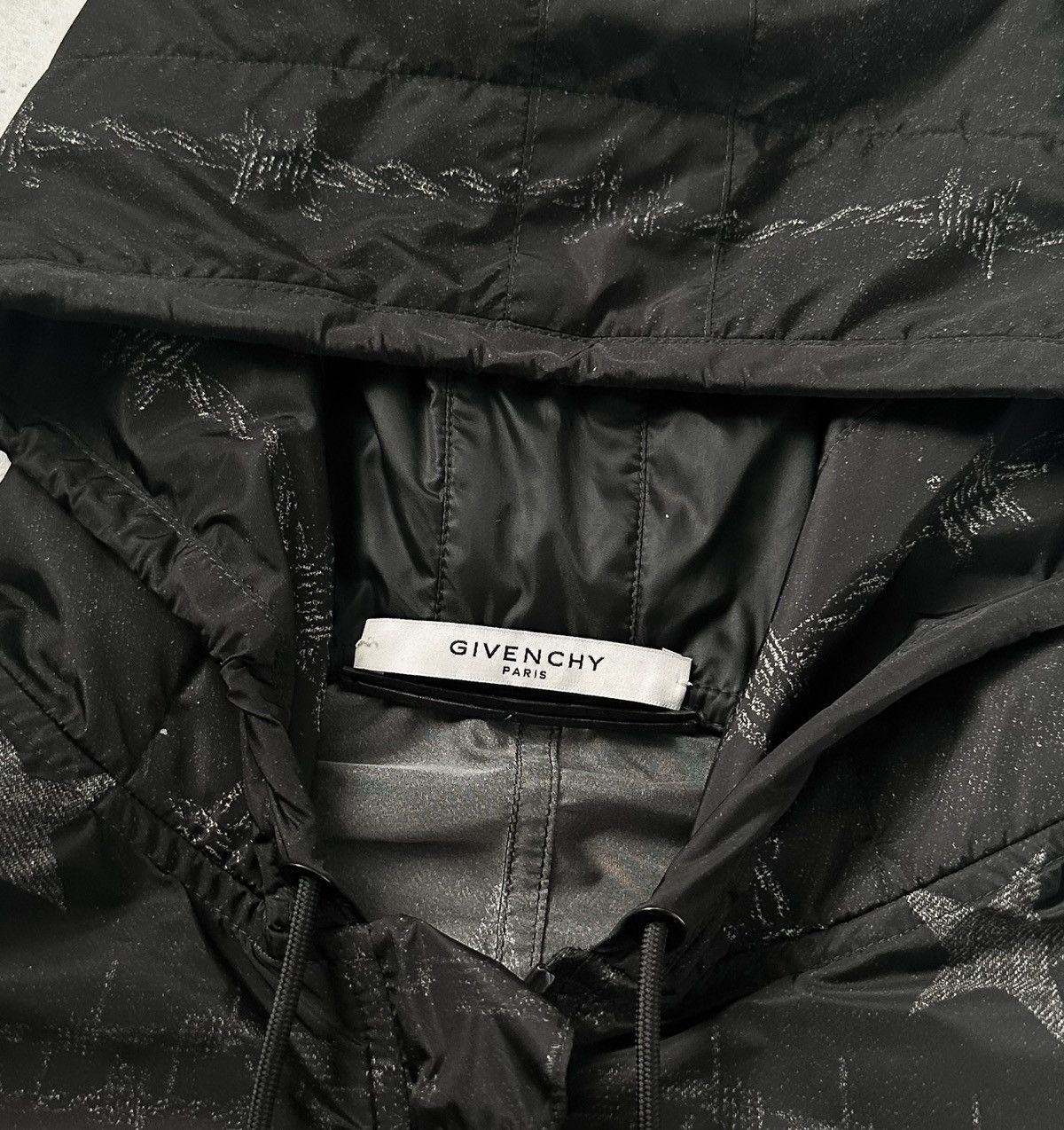 Givenchy SS16 Jesus Barbed Wire Print Windbreaker Size US L / EU 52-54 / 3 - 6 Thumbnail