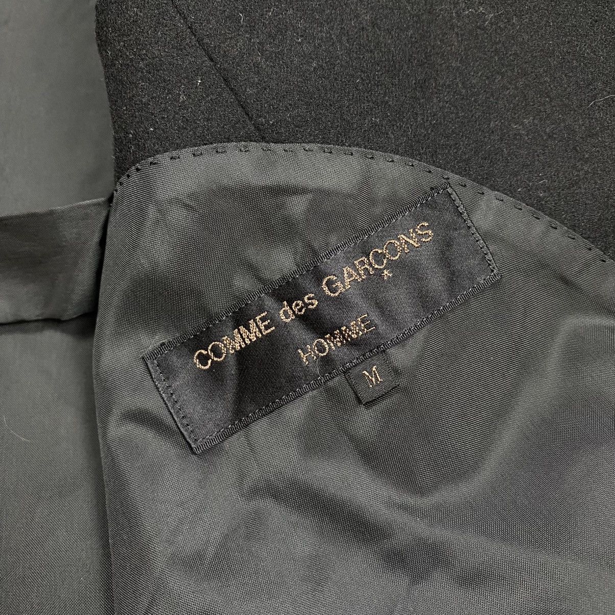Comme des Garcons × Comme des Garcons Homme × Japanese Brand Comme des Garcons Homme AD 1989 Double Breasted Wool Blazer Size 38L - 11 Thumbnail