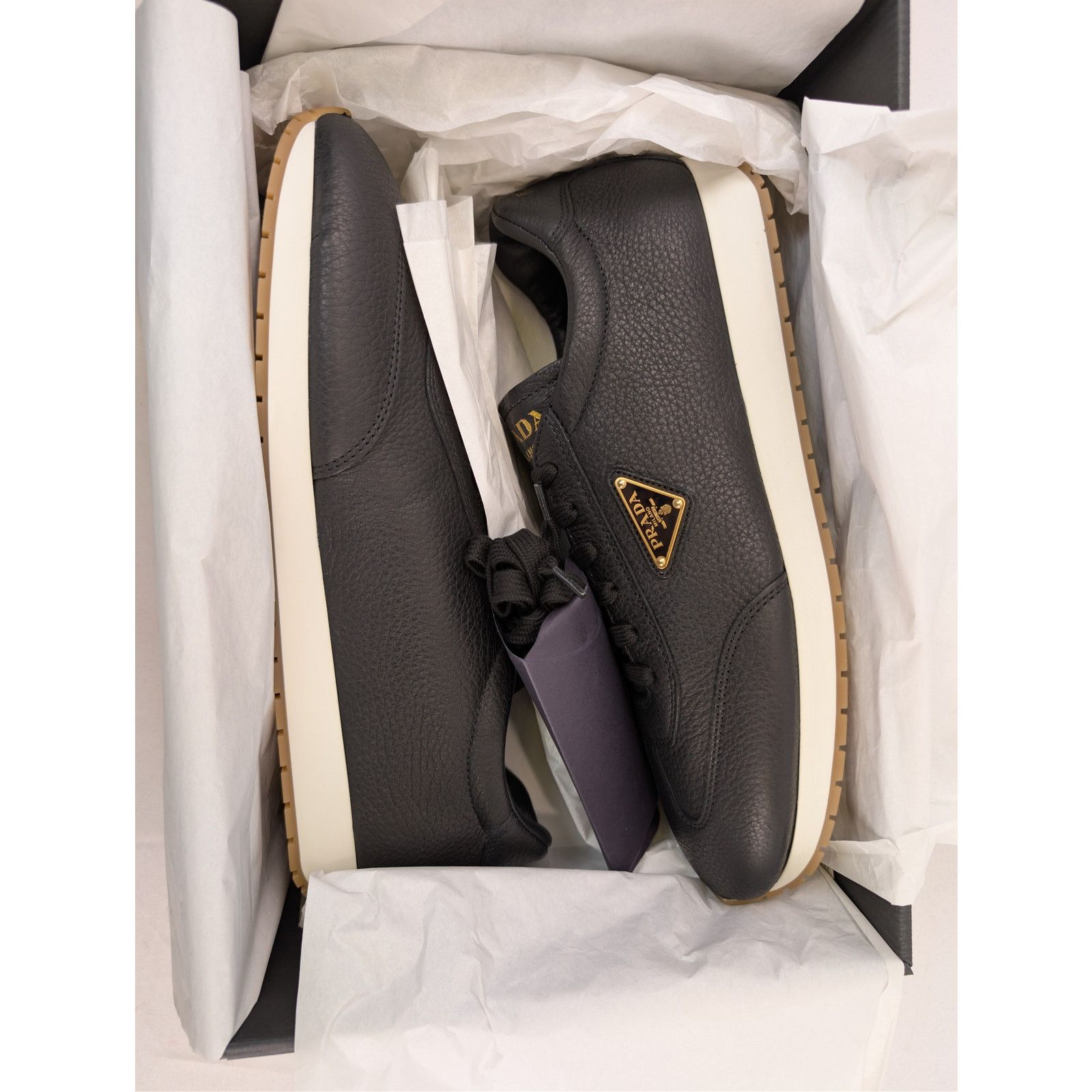 Prada o1rshd1 Calzature Uomo Sneakers in Nero Size US 13 / EU 46 - 22 Thumbnail