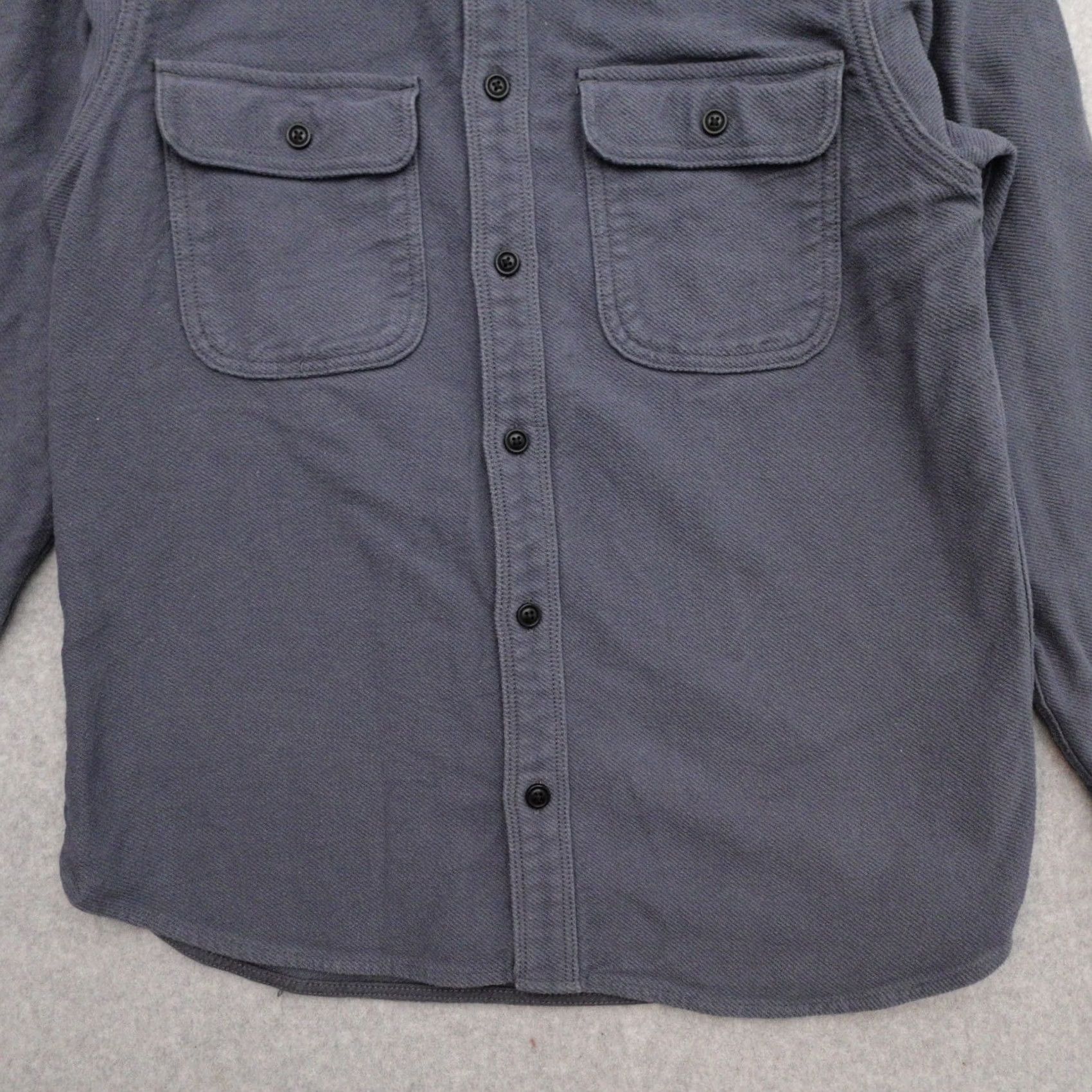 Everlane Everlane Jacket Women Medium Blue Shacket Oversized Button Up Casual 26x20 Size M / US 6-8 / IT 42-44 - 7 Thumbnail