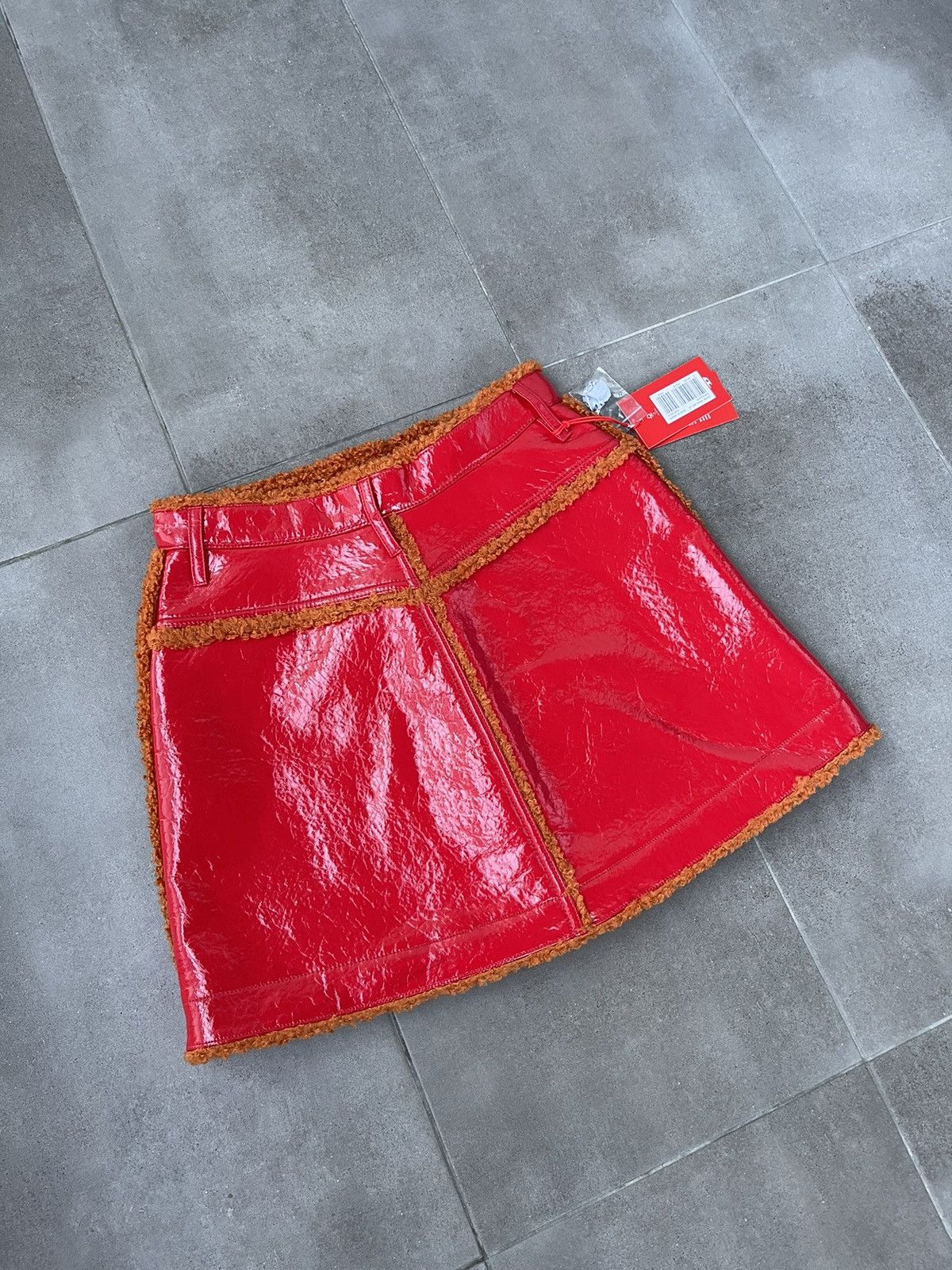 Diesel !DS! DS23 Diesel O-Neillia Red Regular Shine Skirt Size 27" / US 4 / IT 40 - 13 Thumbnail