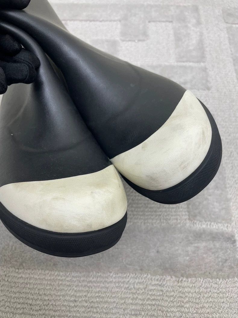 Chanel Chanel Black and White Rain Boots -2505 Size US 10 / EU 43 - 5 Thumbnail