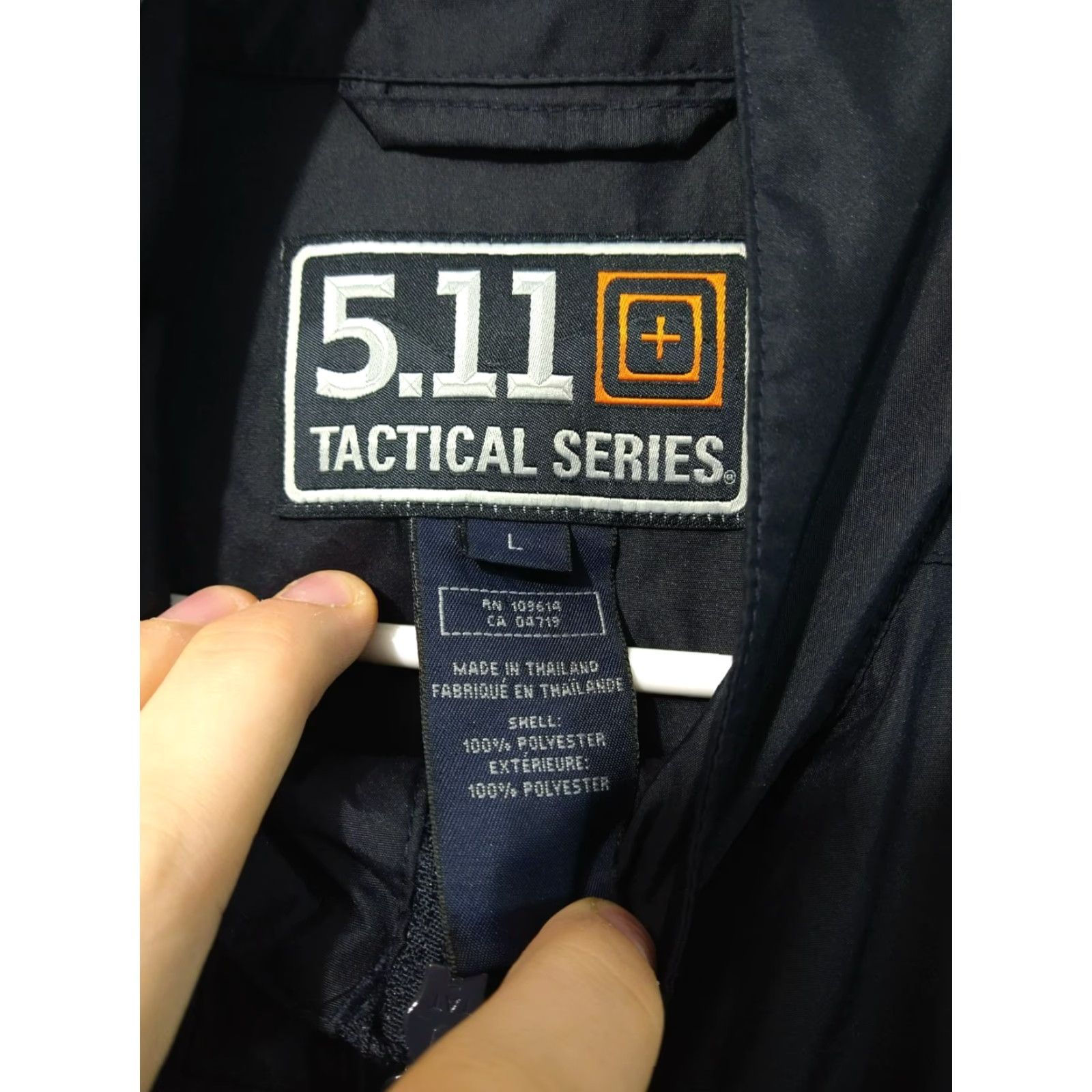 Vintage 5.11 Tactical Series Jacket Mens Large Black Packable Windbreaker Full Zip Size US L / EU 52-54 / 3 - 6 Thumbnail
