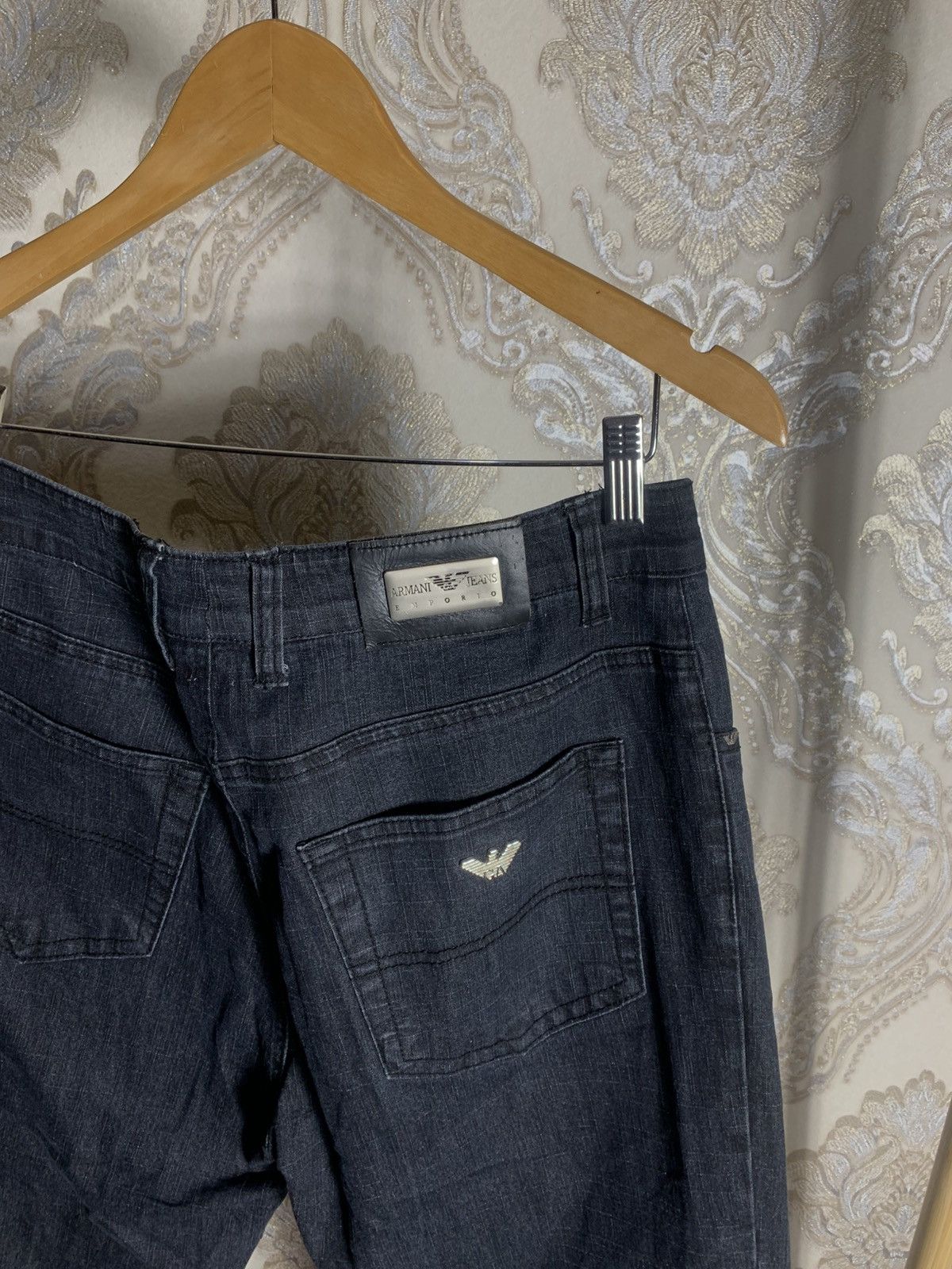 Emporio Armani VINTAGE EMPORIO ARMANI DENIM JEANS ITALIAN DESIGNER Y2K 90s Size US 38 / EU 54 - 7 Thumbnail