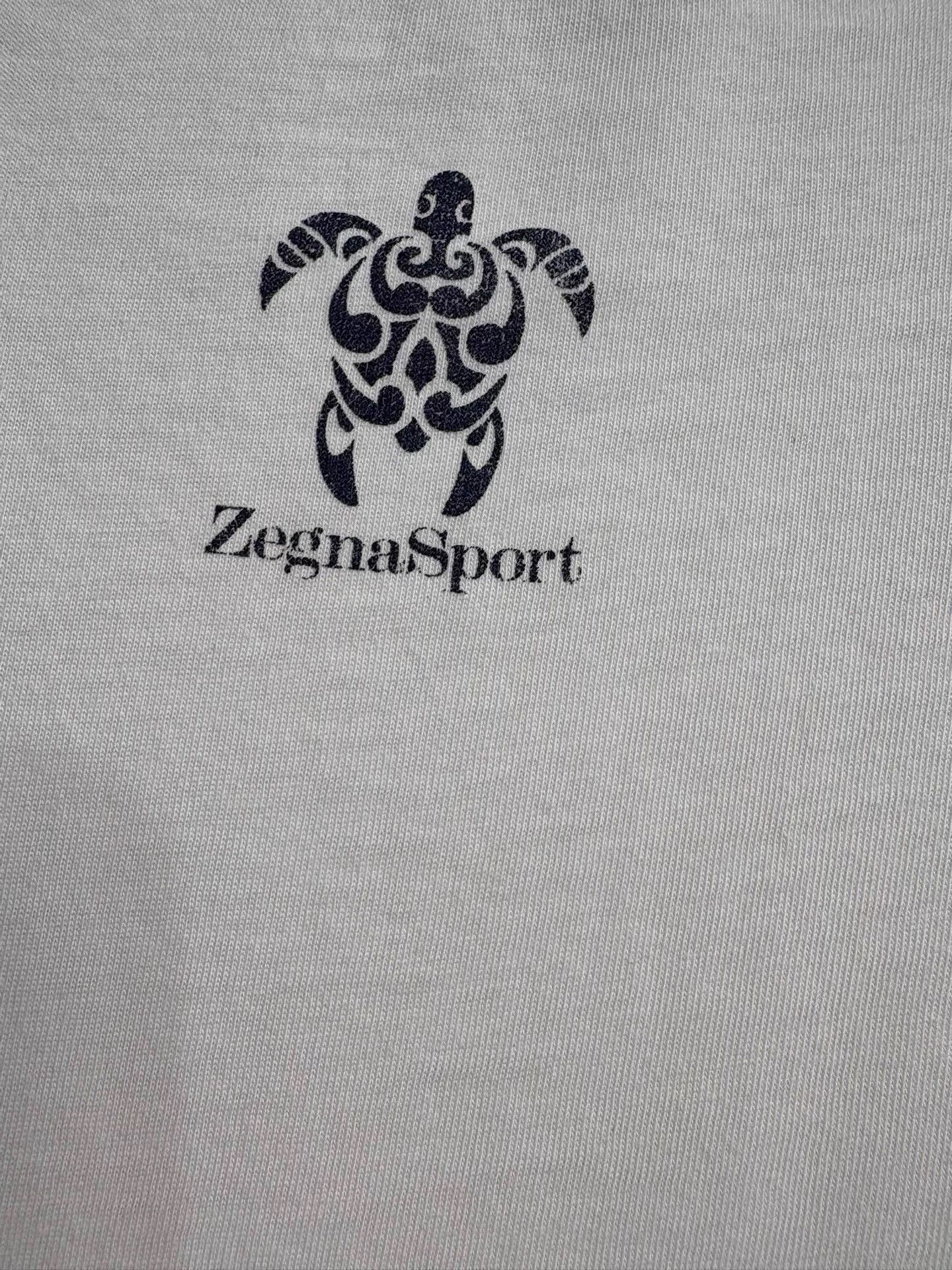 Z Zegna Zegna Men's White Short Sleeve T-shirt K29 Size US XXL / EU 58 / 5 - 8 Thumbnail