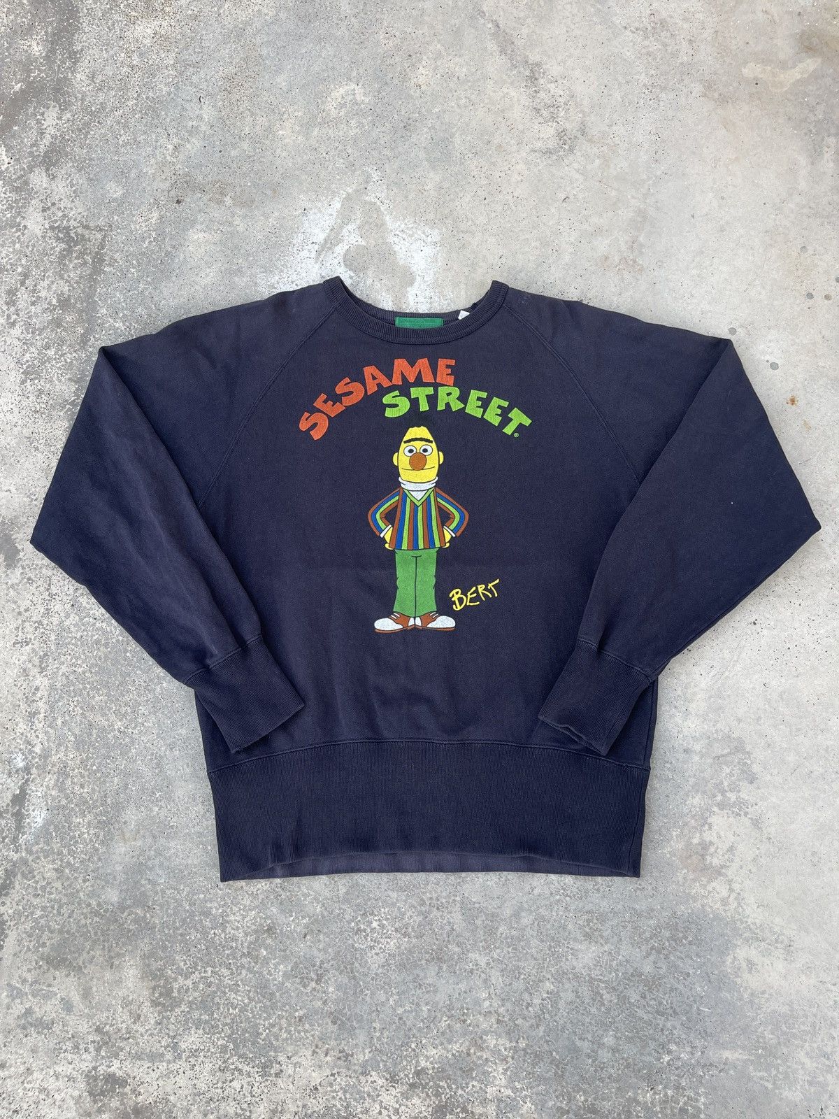 Cartoon Network × Vintage Vintage Sesame Street Bert Sweatshirt Size US M / EU 48-50 / 2 - 1 Thumbnail