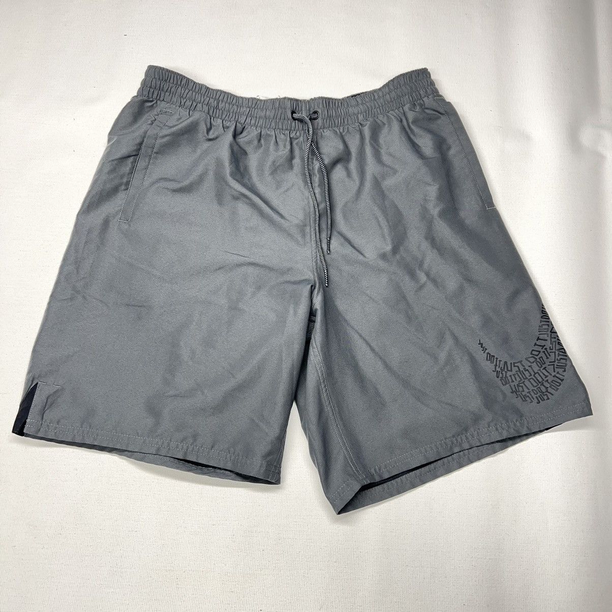 Nike Nike Shorts Gray Athletic Running Active Swoosh Logo Size US 34 / EU 50 - 1 Thumbnail