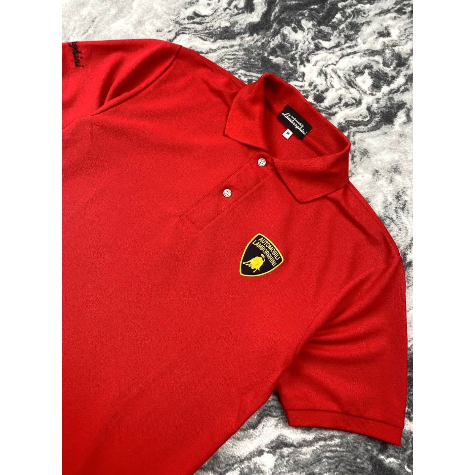 Lamborghini Lamborghini Polo Shirt Men M Red Logo Short Sleeve Shirt Size US M / EU 48-50 / 2 - 4 Thumbnail