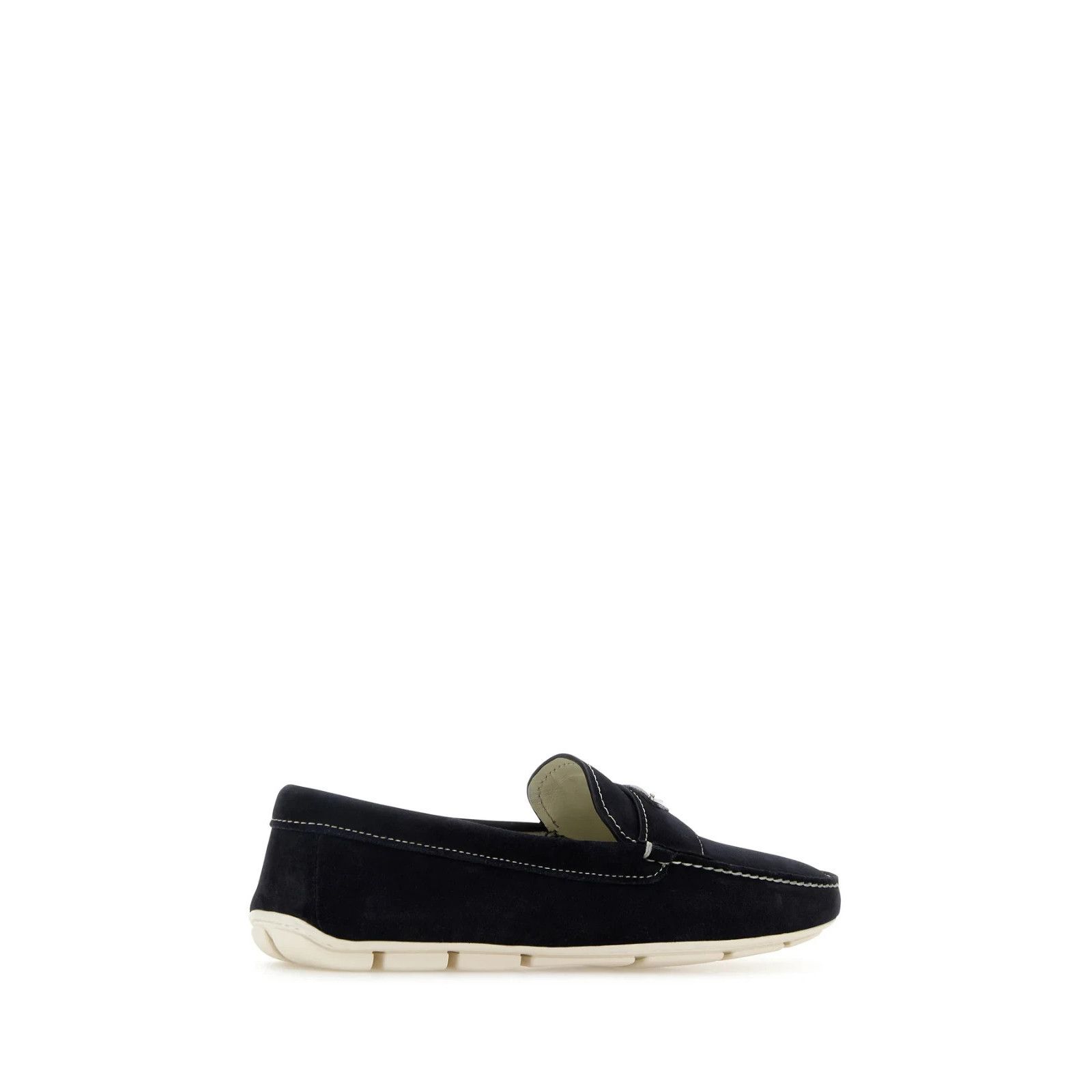Prada PRADA Midnight Blue Suede Loafers New And Authentic (Men's s Size US 7 / EU 40 - 3 Thumbnail
