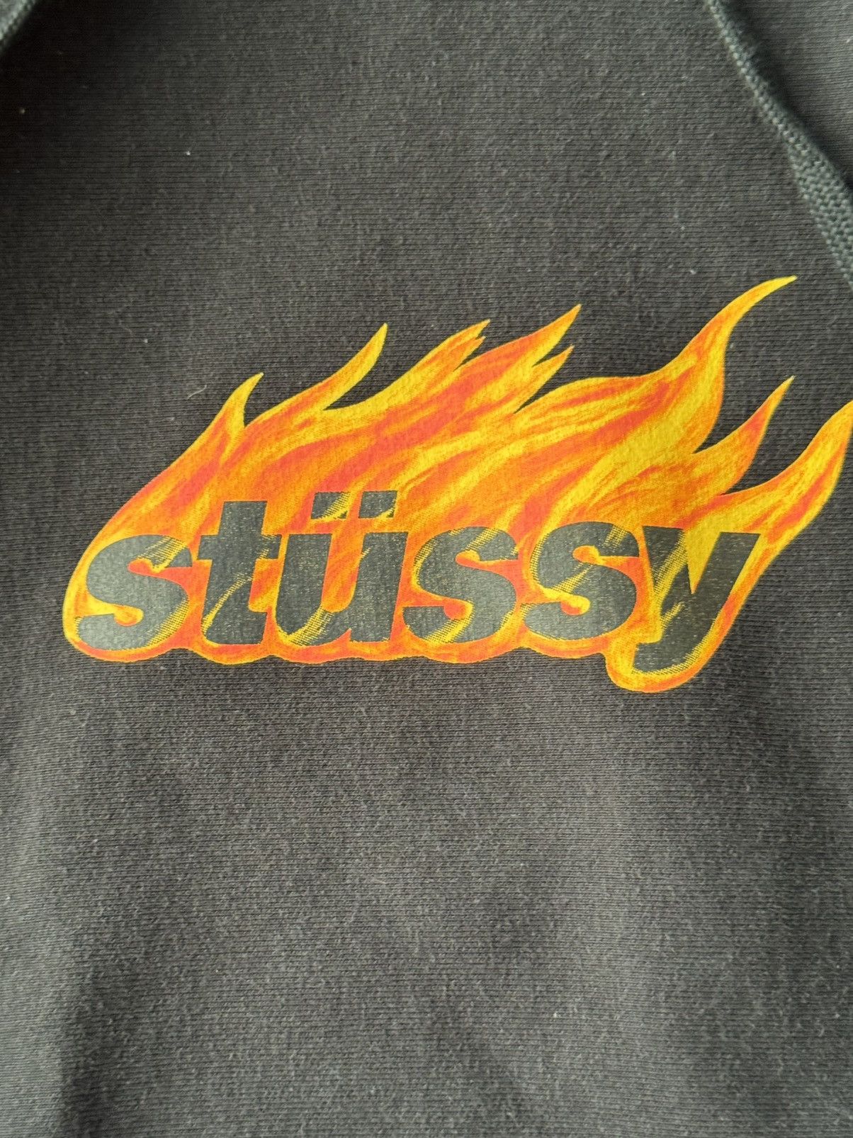 Stussy Stussy Flame Logo Hoodie Size US M / EU 48-50 / 2 - 2 Thumbnail
