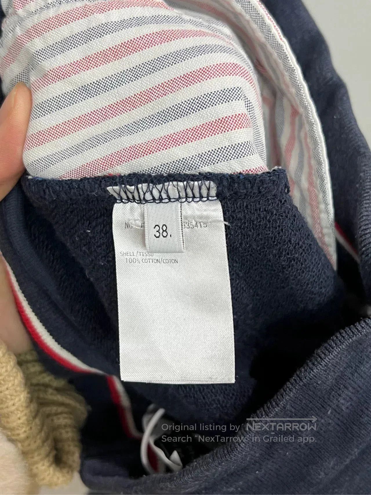 Thom Browne Thom Browne Navy Skirt with Stripes. Size 37" - 4 Thumbnail
