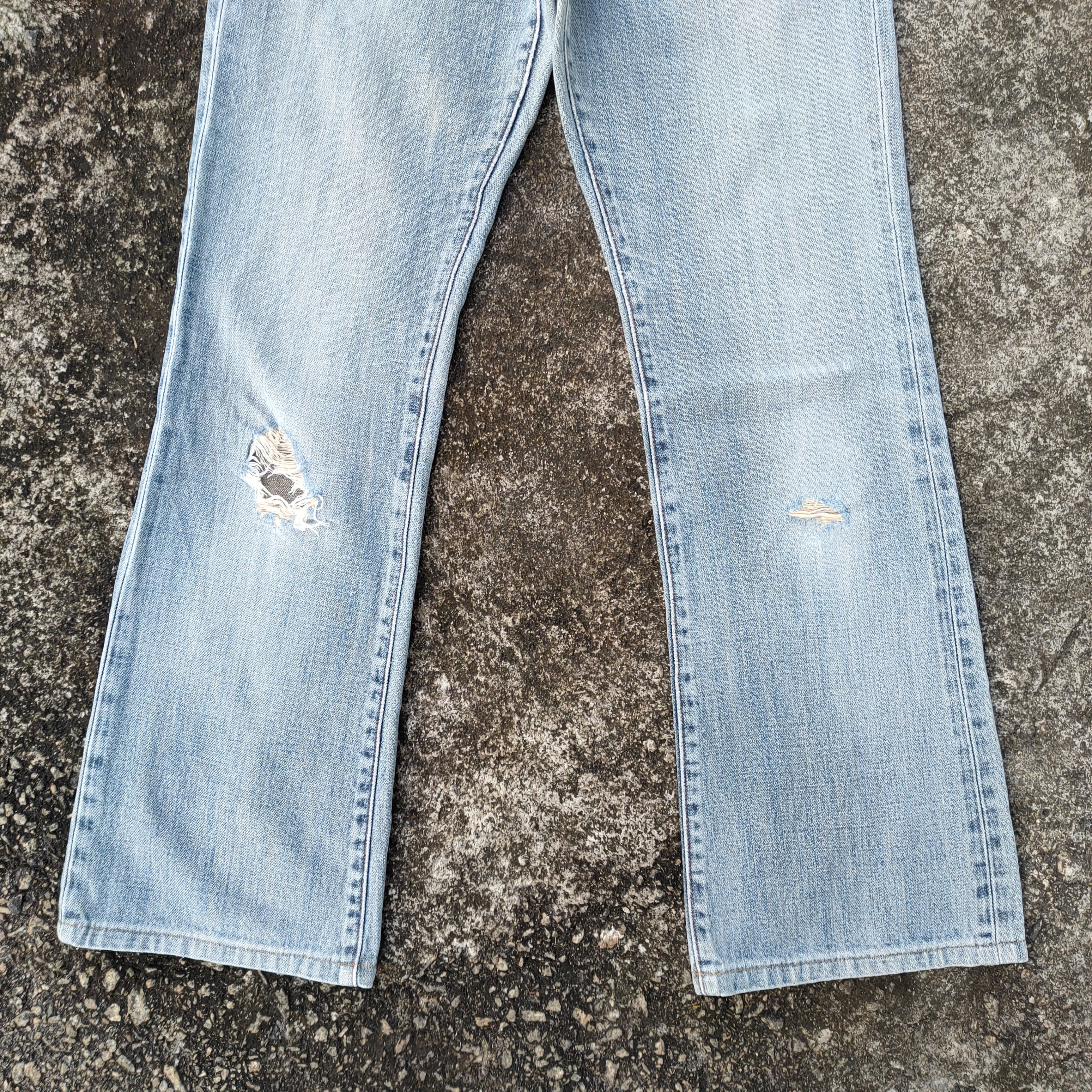 Jean × Vintage × Wrangler FLARE VINTAGE WRANGLER FADED JEANS DENIM PANTS Size US 28 / EU 44 - 4 Thumbnail