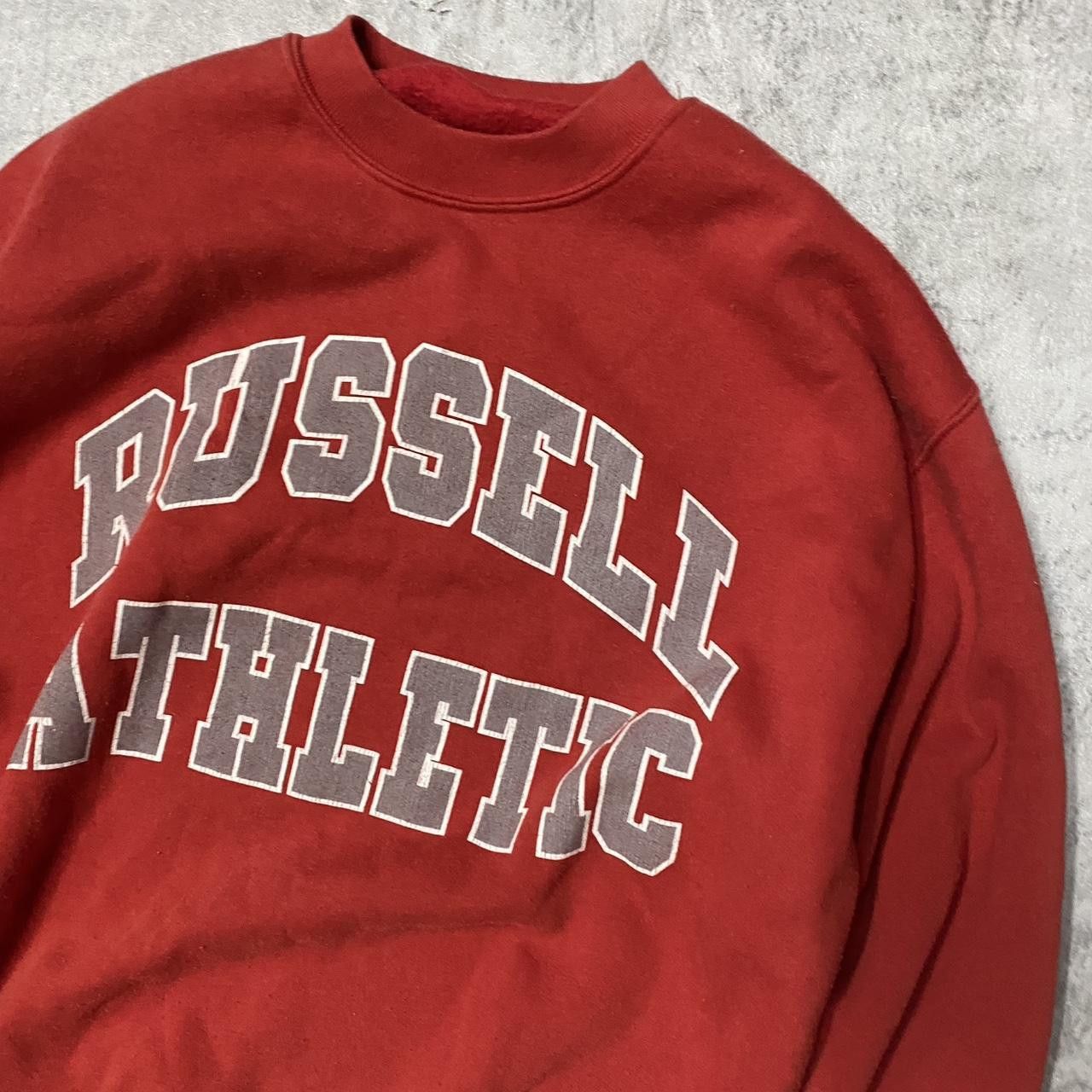 Russell Athletic Russell Athletic red and white Hoodie Size US L / EU 52-54 / 3 - 2 Thumbnail
