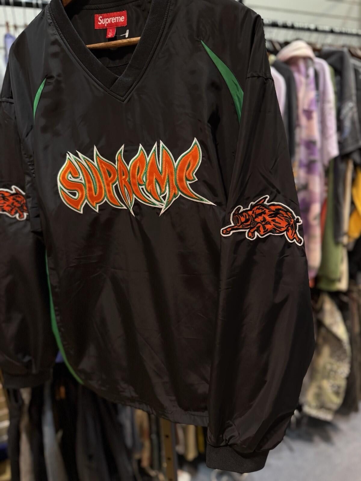 Supreme Supreme Warthog Warm Up (Large) Pullover Black Green New Size US L / EU 52-54 / 3 - 5 Thumbnail