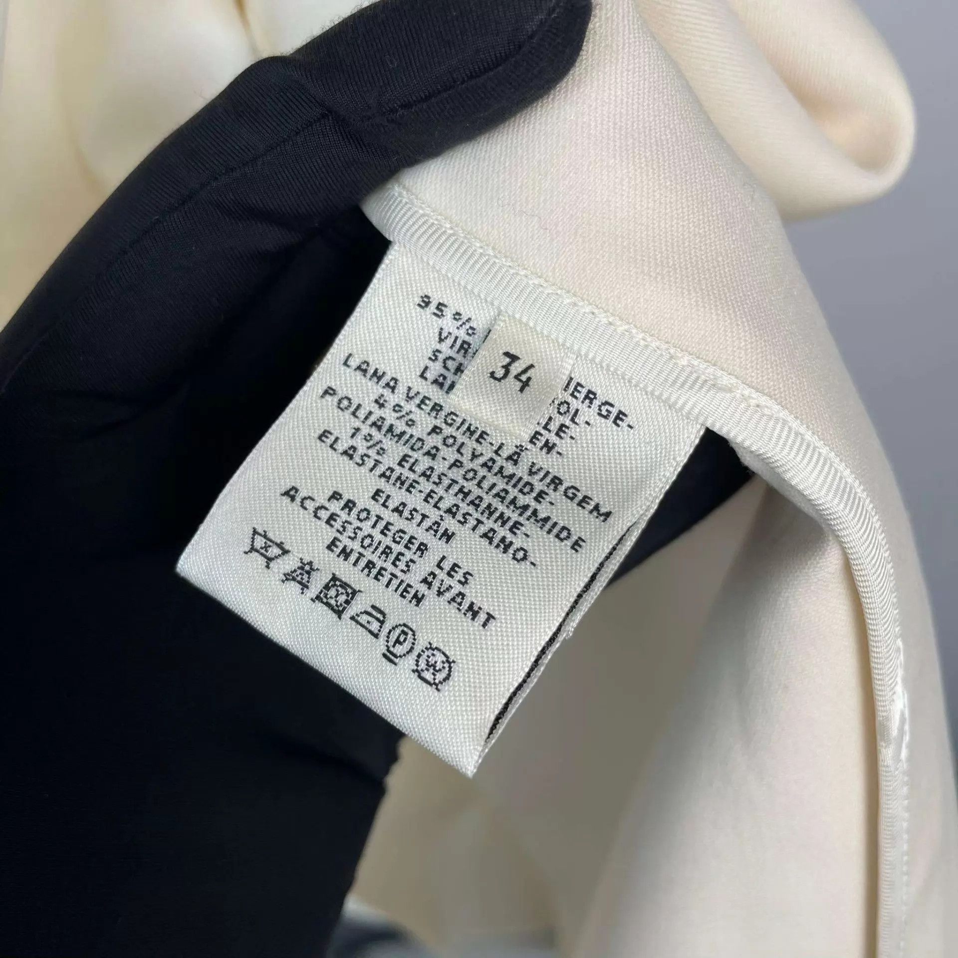 Hermes Hermès 97 New White Wool Blazer 34 Size XS / US 0-2 / IT 36-38 - 4 Thumbnail