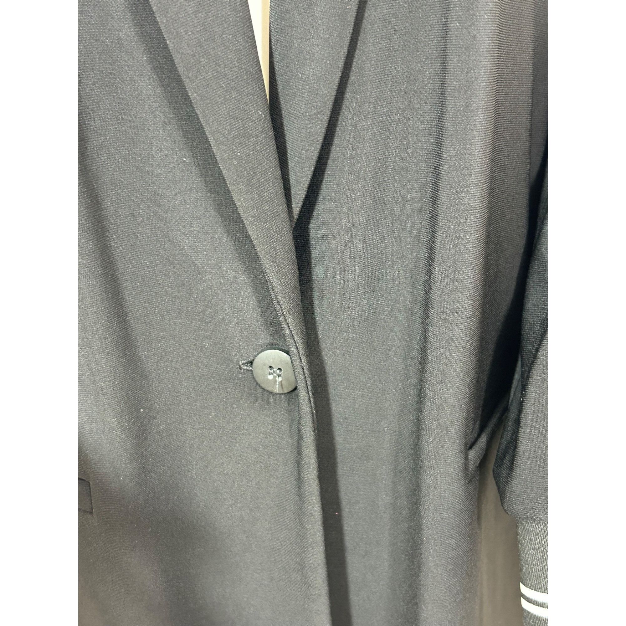Joseph Ribkoff Joseph Ribkoff Black Blazer 16 White Trim Button Pockets Sho Size XXL / US 16-18 / IT 52-54 - 11 Thumbnail