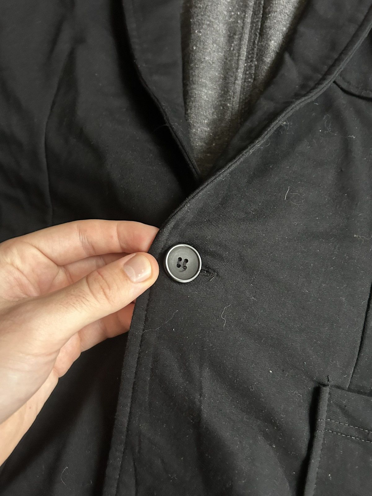 Japanese Brand Mens Blazer One Button KM027 Tokyo Japan 2002 Size XXL Rare Size 44R - 6 Thumbnail