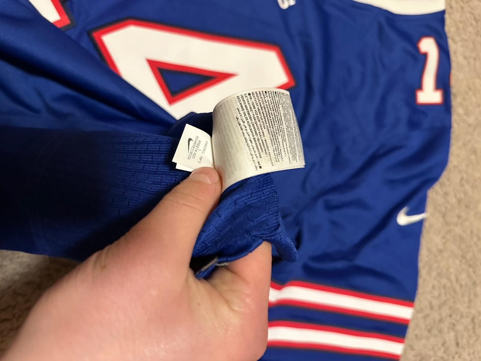 Nike Buffalo Bills Sammy Watkins #14 Nike NFL On Field Jersey Size US L / EU 52-54 / 3 - 6 Thumbnail