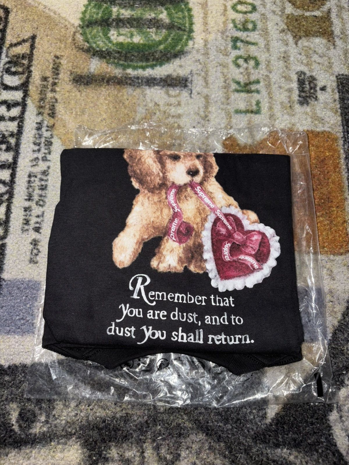 Supreme Supreme Dust Tee Black Size US XXL / EU 58 / 5 - 1 Thumbnail