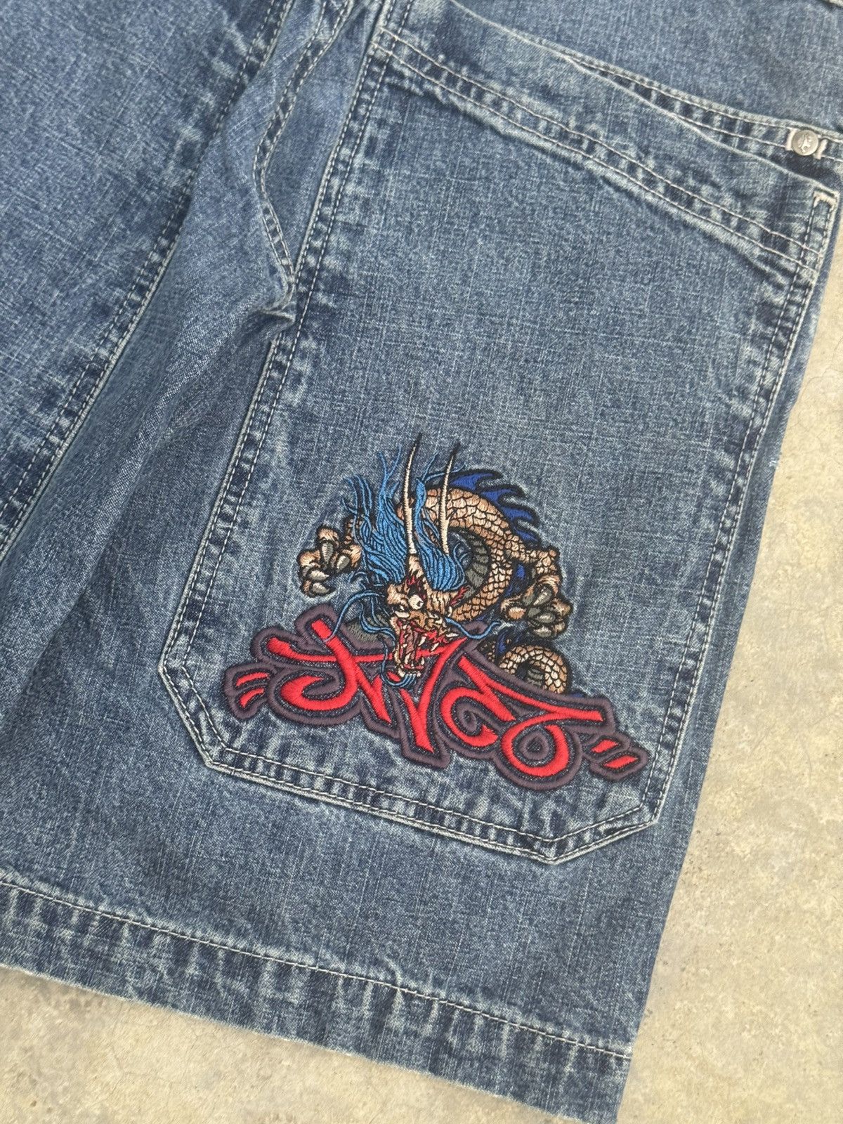 JNCO JNCO DRAGON RARE JORTS JEANS VINTAGE Size US 26 / EU 42 - 2 Thumbnail