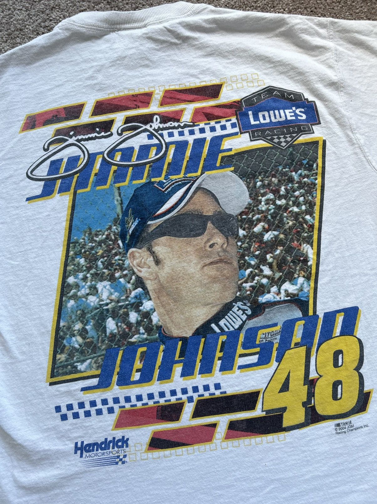 NASCAR × Vintage 2004 Jimmy Johnson Graphic Tee Size US S / EU 44-46 / 1 - 7 Thumbnail