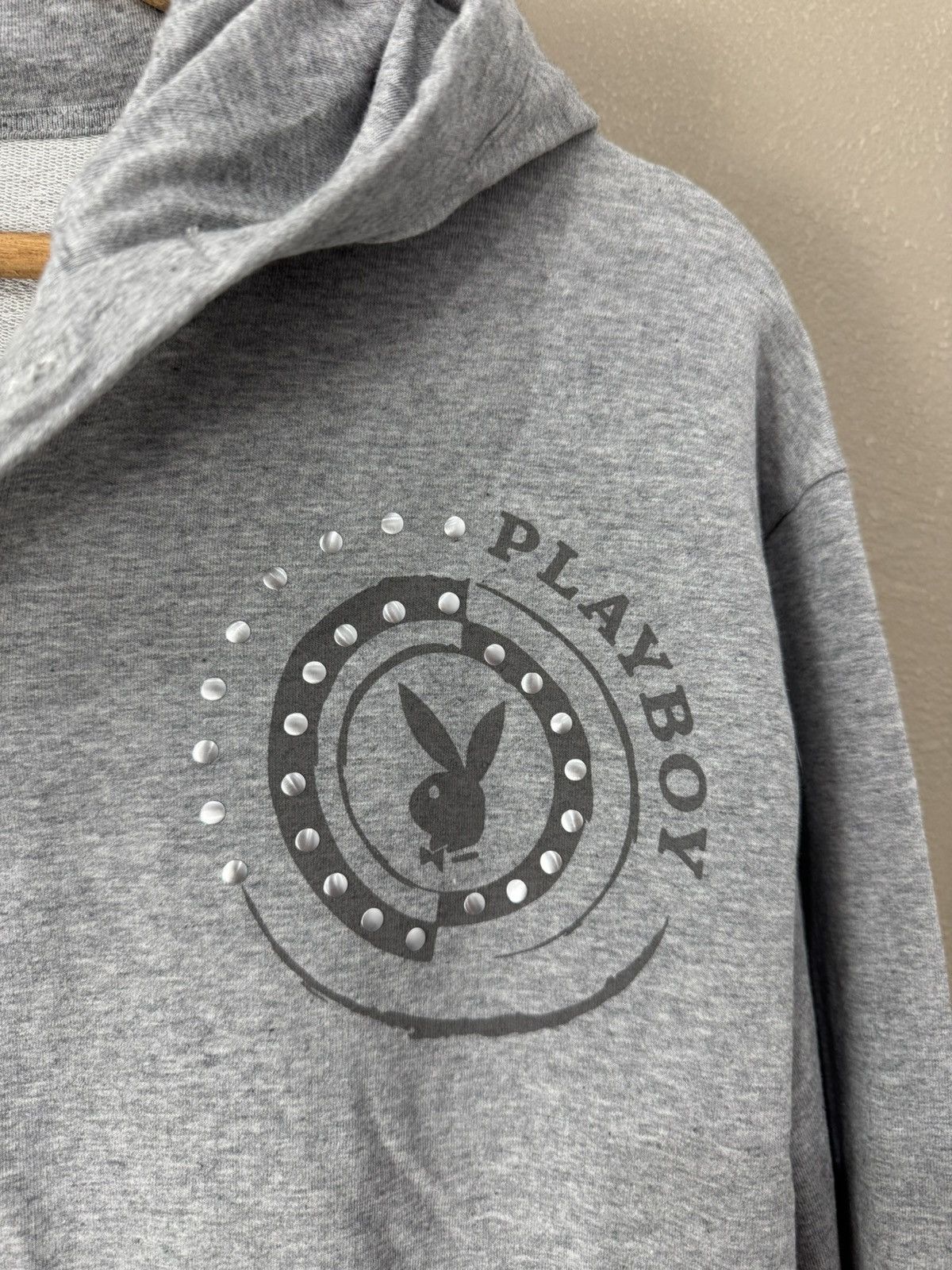 Playboy Vintage Playboy streetwear y2k sequins hoodie Size US XL / EU 56 / 4 - 3 Thumbnail