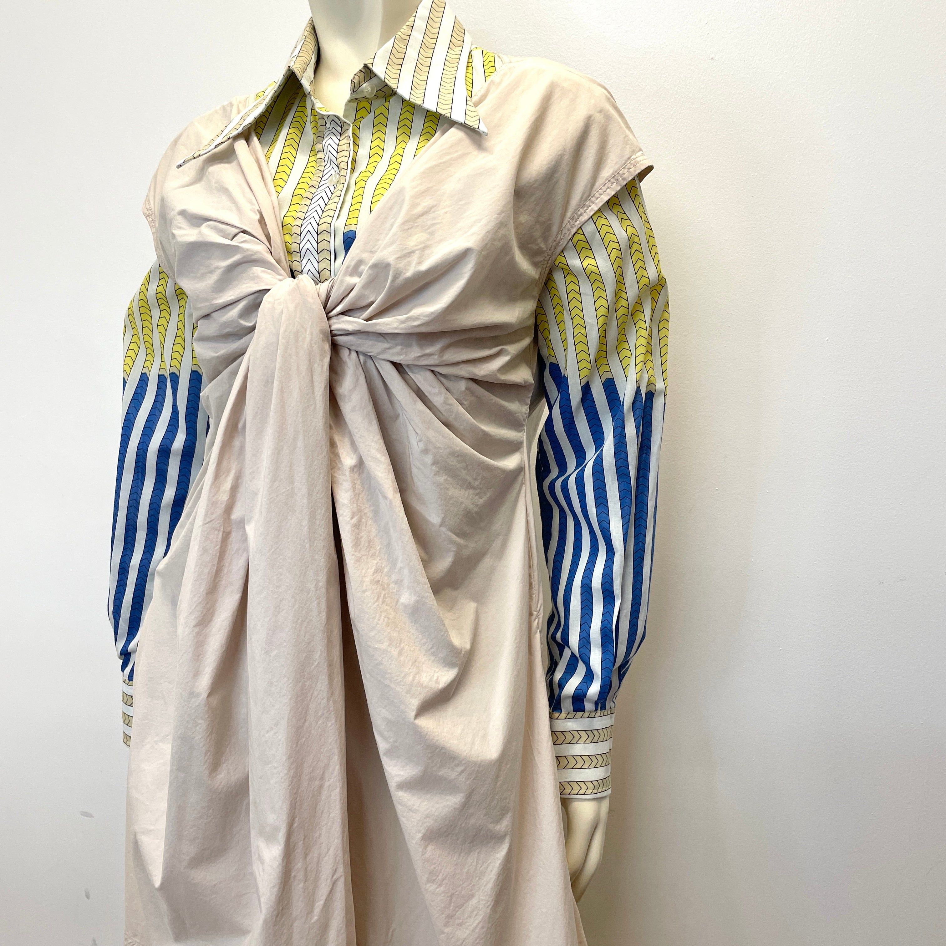 Lanvin Lanvin Vintage Y2K Designer Crossover Tunic Dress Size M Size M / US 6-8 / IT 42-44 - 2 Thumbnail