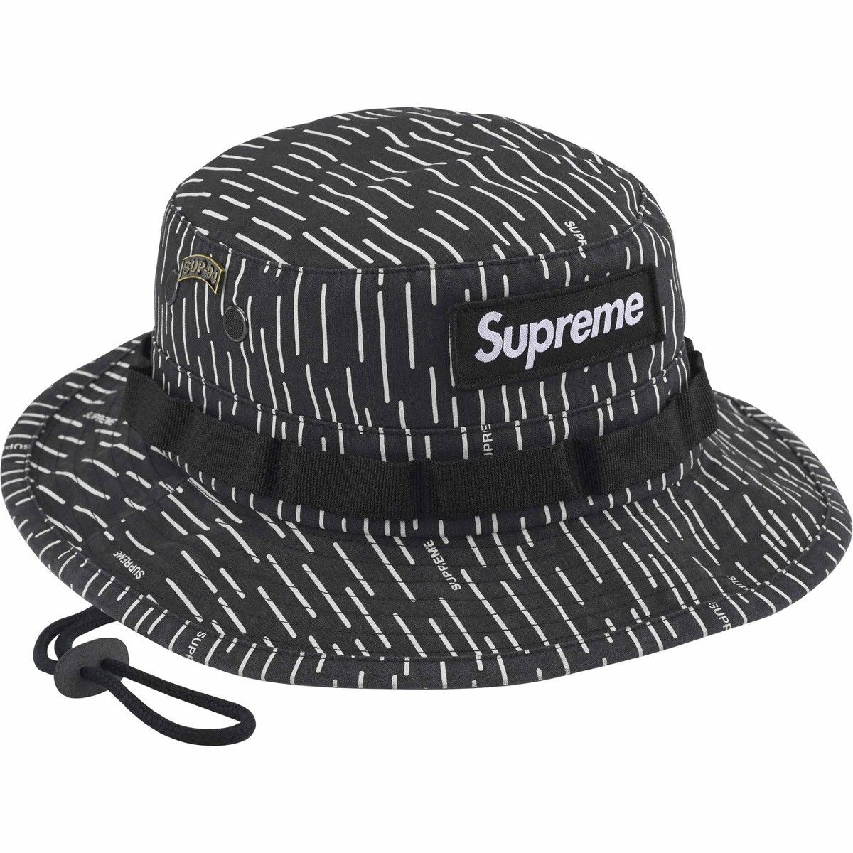 Hypebeast × Streetwear × Supreme M/L Supreme Military Boonie Black