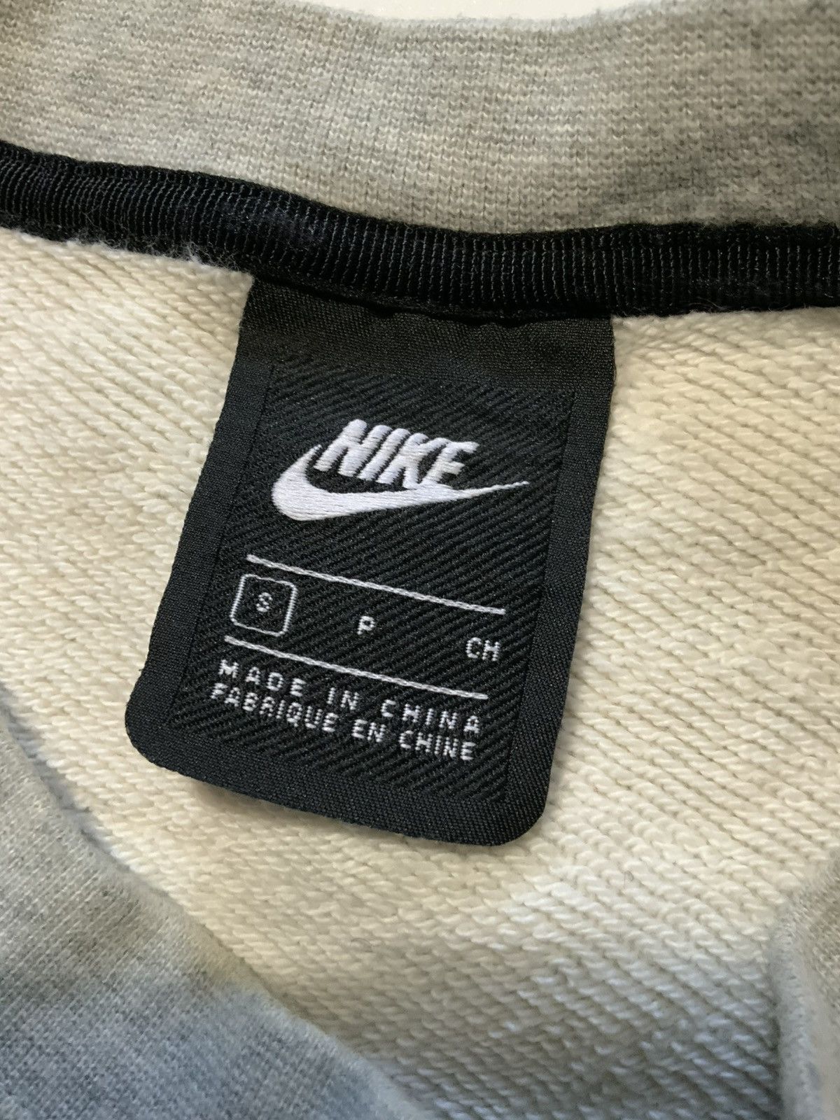 Nike Nike NSW Block Swoosh Logo Terry Crew Pullover Sweatshirt Size US S / EU 44-46 / 1 - 6 Thumbnail