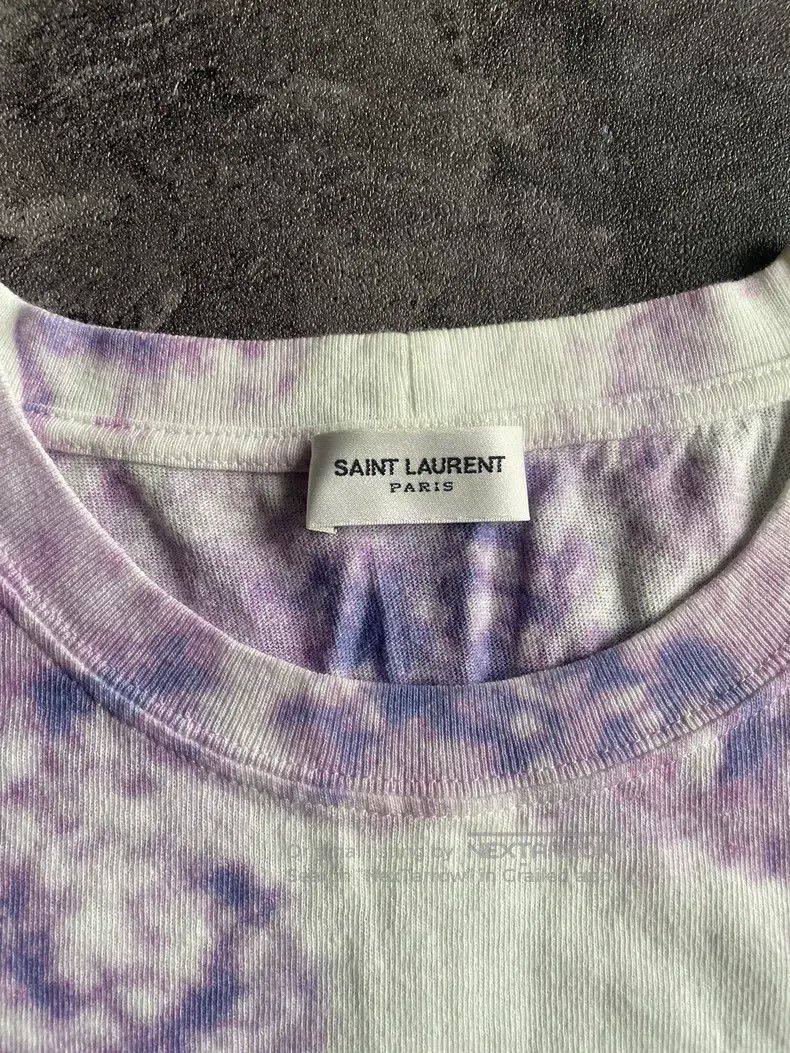 Saint Laurent Paris Saint Laurent Paris Tie-Dye T-Shirt Size US M / EU 48-50 / 2 - 4 Thumbnail