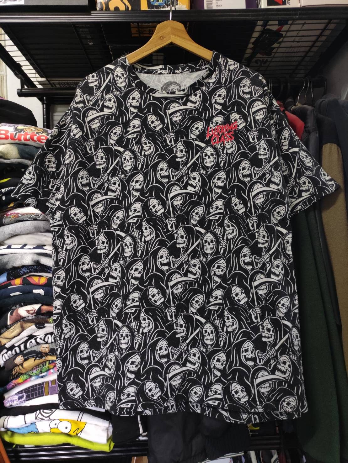 Lurking Class Lurking Class Sketchy Tank Party Reaper AOP T-Shirt Size US XL / EU 56 / 4 - 1 Thumbnail