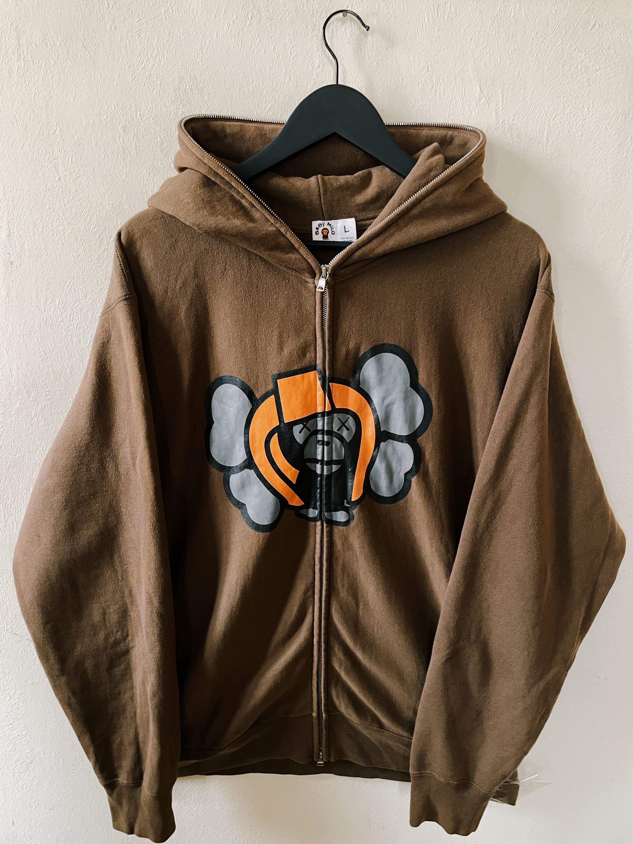 Bape × Kaws Bape x Kaws Baby Milo Animal Kingdom Full Zip Hoodie