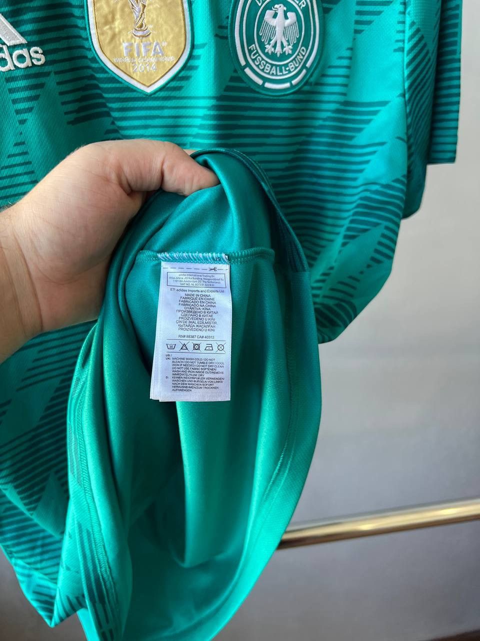 Adidas 2017/18 GERMANY TEAM AWAY SOCCER JERSEY FOOTBALL SHIRT SZ L Size US L / EU 52-54 / 3 - 6 Thumbnail