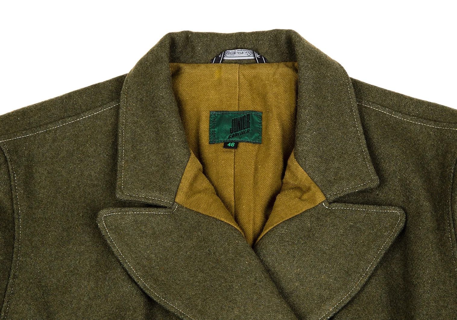 Jean Paul Gaultier Wool Double Button Jacket in Khaki Size 46 Size US S / EU 44-46 / 1 - 3 Thumbnail